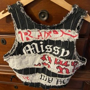 Graphic Streetwear Crop Top